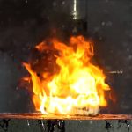 destroy nokia 3310 hydraulic press video