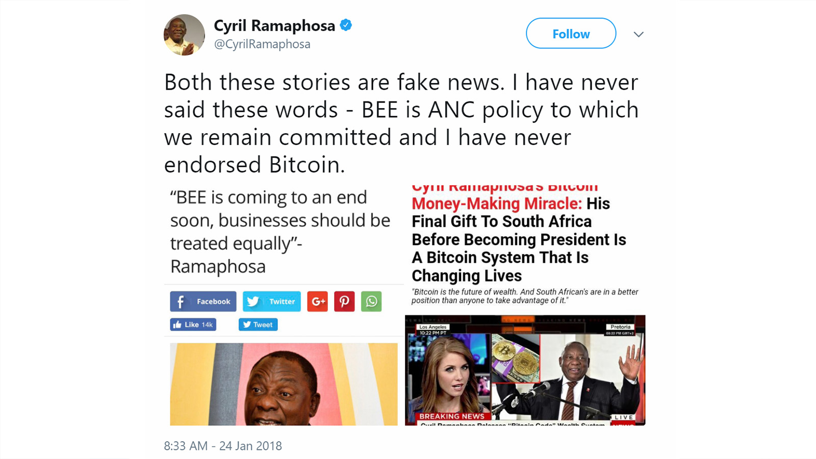 Fake News Catches Helen Zille Cyril Ramaphosa Off Guard