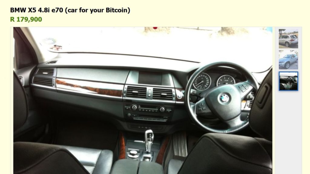 property car for bitcoin gumtree