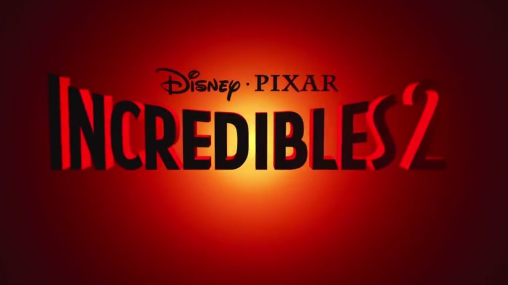 the incredibles 2 title screen