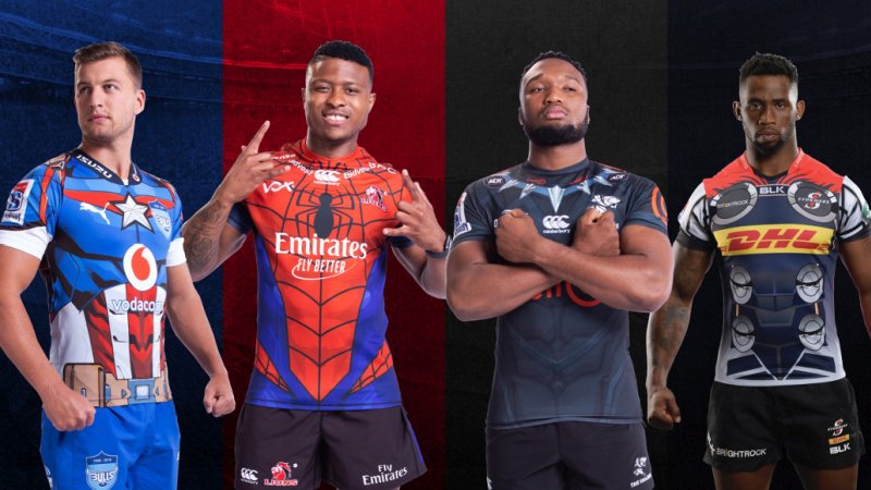 super rugby south africa marvel kits