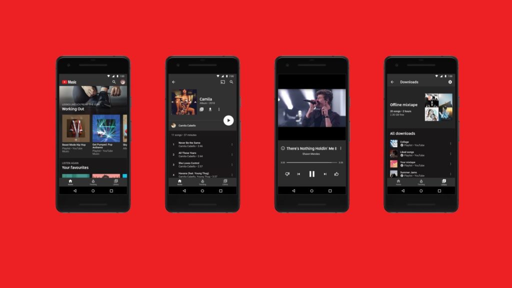 YouTube Music red