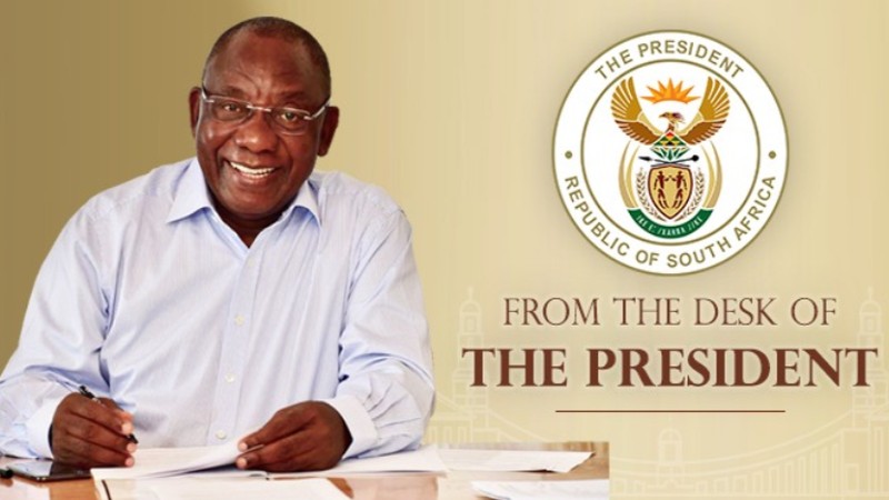 cyril ramaphosa newsletter from the desk of the president
