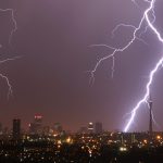 Lightning thunderstorm Johannesburg Joburg weather
