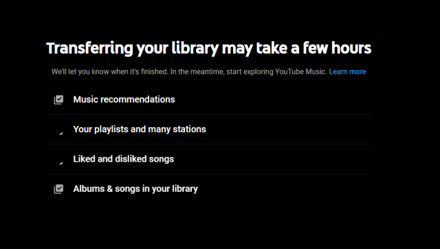 transfer library google play music