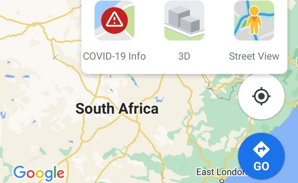 google maps covid 19 coronavirus view