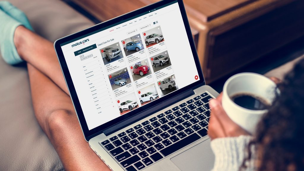 motus car website buy online