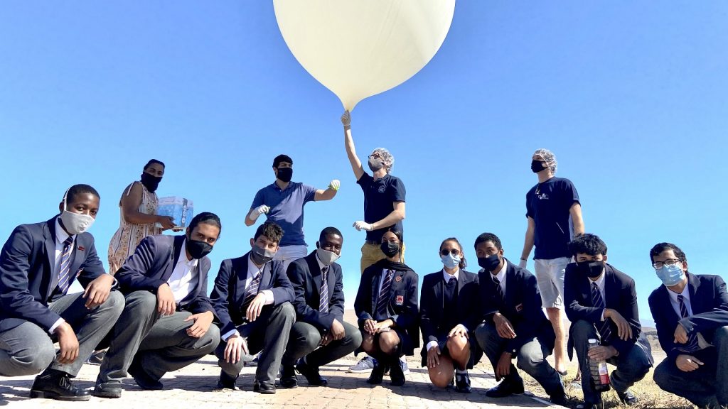 ExoLab I-Innovate Saldanha weather balloons Earth Day