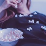 movie TV streaming popcorn