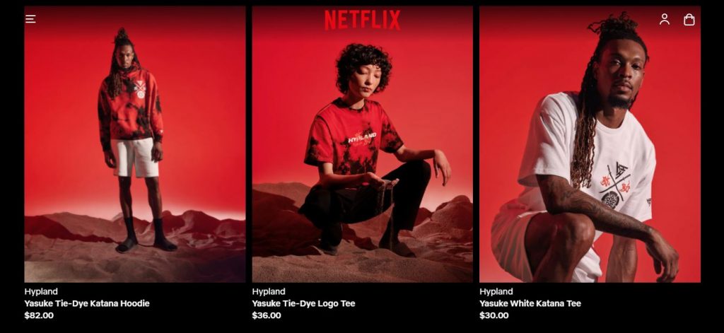 Netflix Shop Merchandise Eden Yasuke