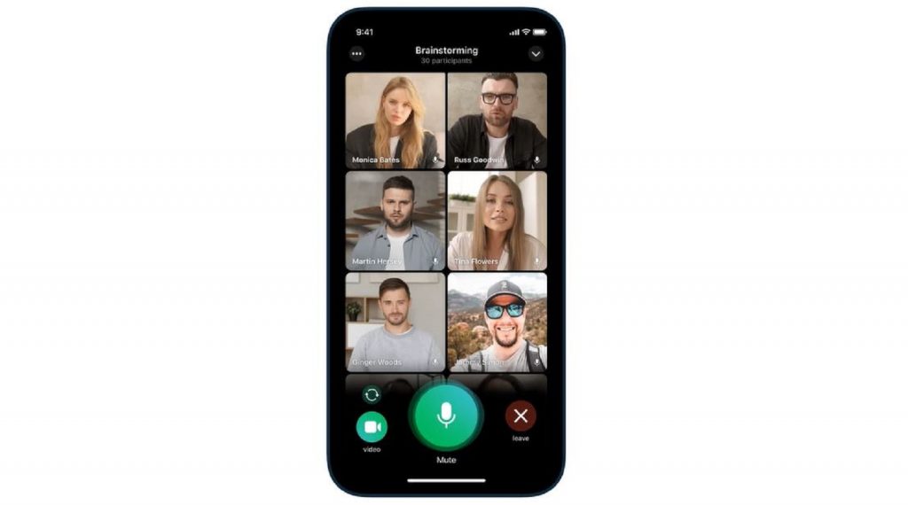 Telegram video calls participants instant messaging app