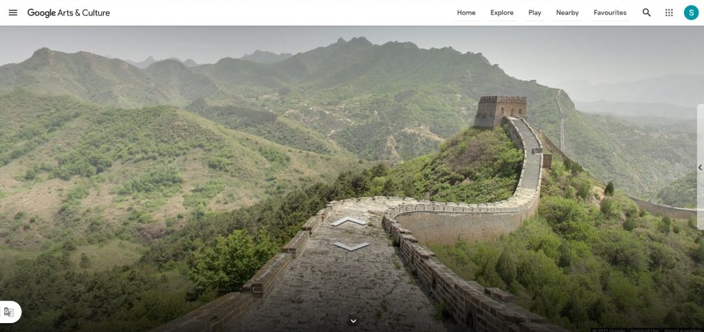 Google Great Wall of China virtual tour