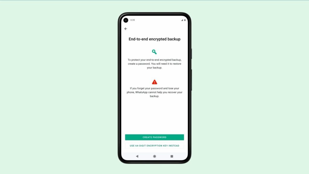 whatsapp chat backup encrypted