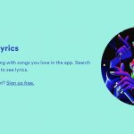 spotify lyrics how to see