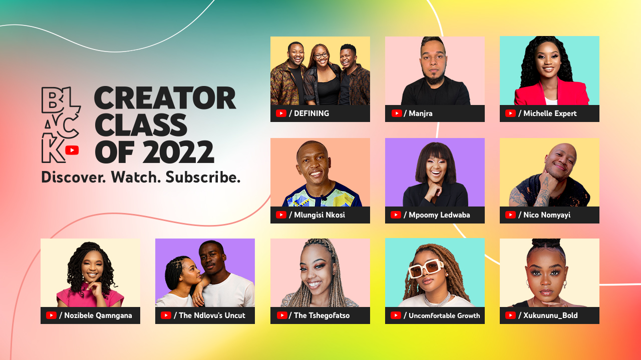 11 South African channels make it into 2022 YouTube Black Voices Creator  Class - Memeburn